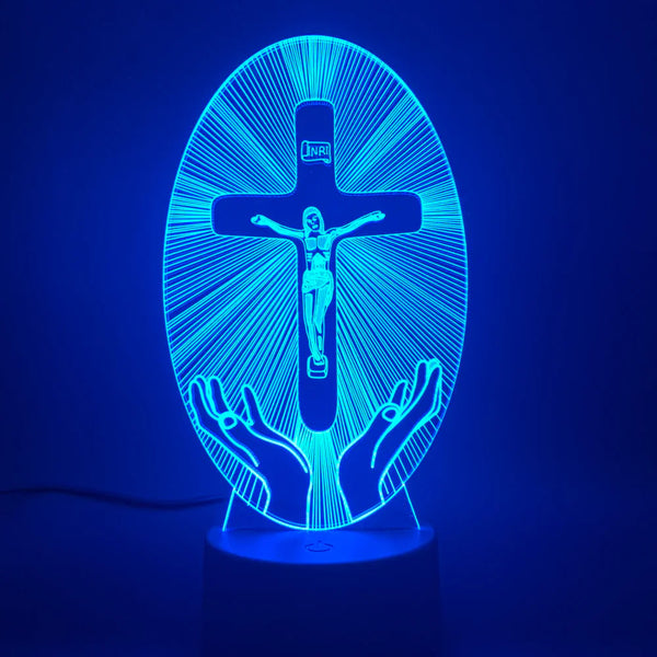 Glowing Cross Night Light